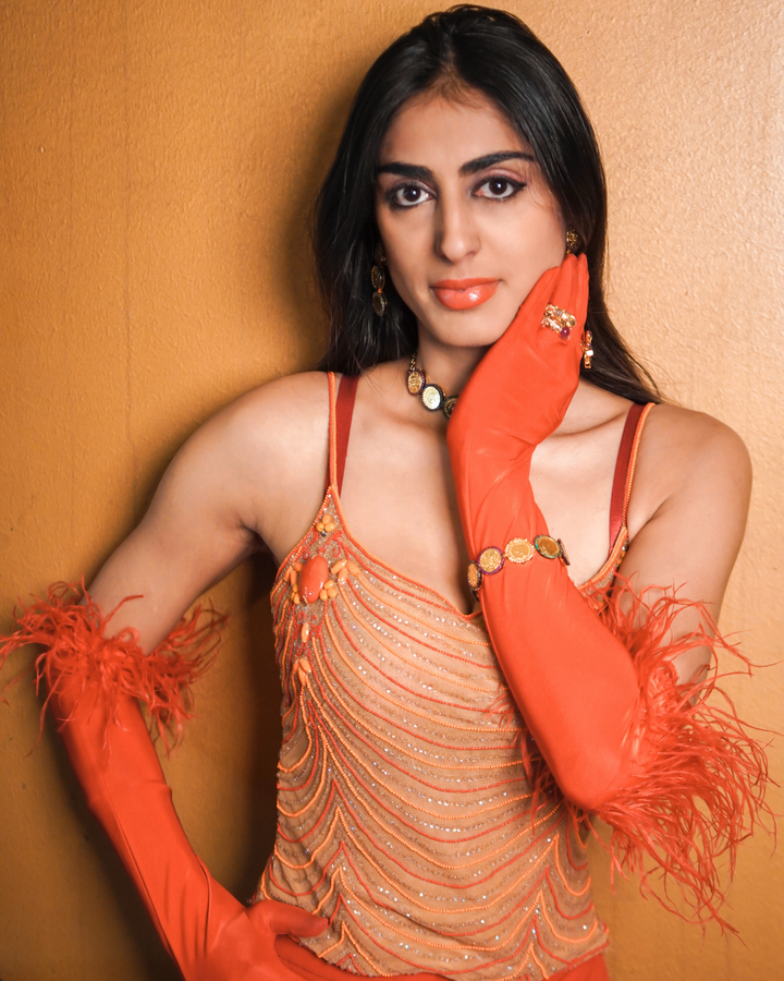 Furry Flame Gloves