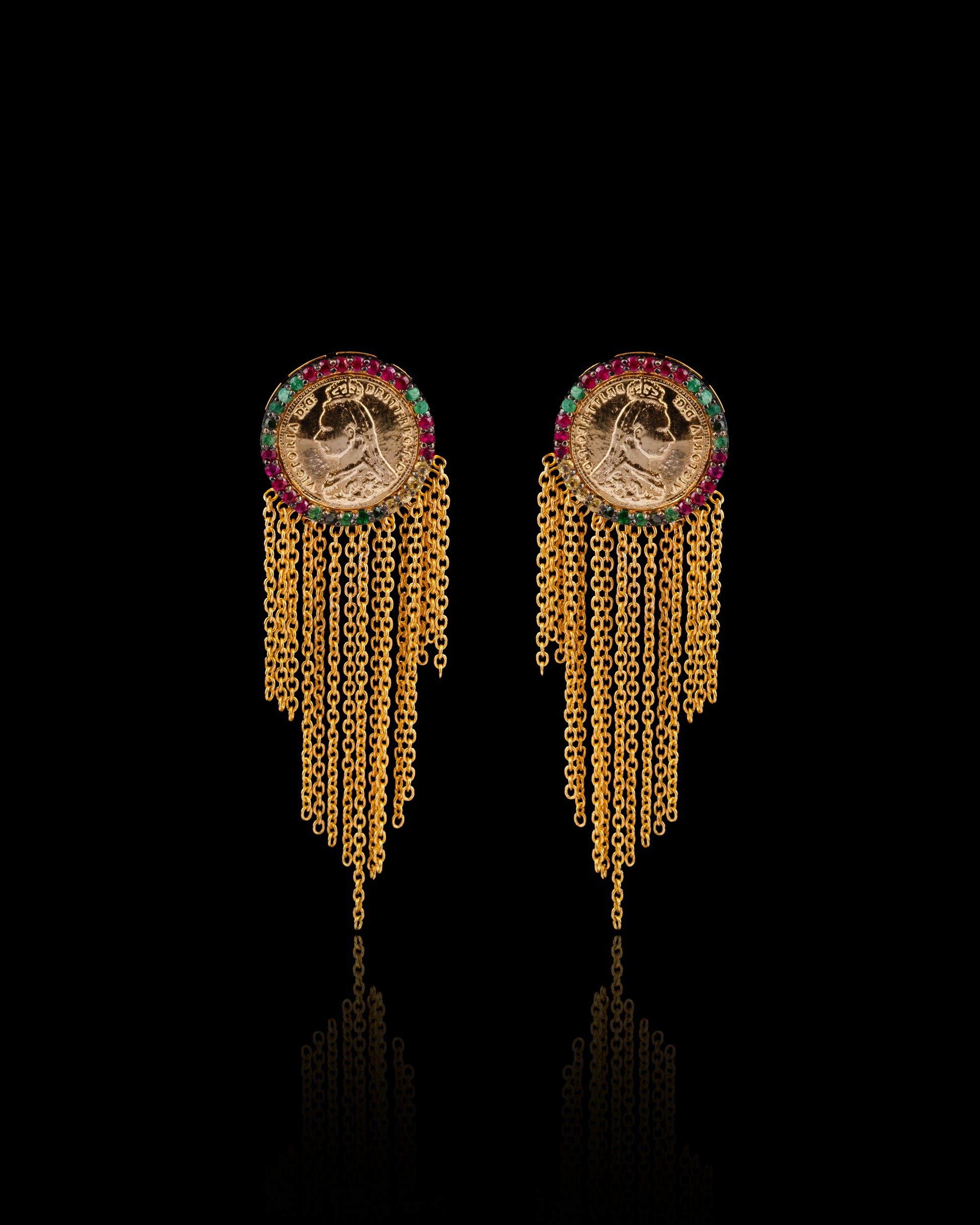 Imperial coin Earrings
