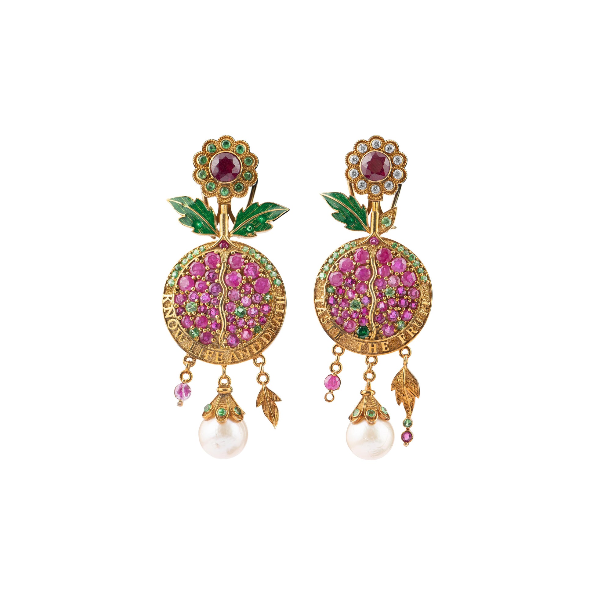 Pomegranate Earring