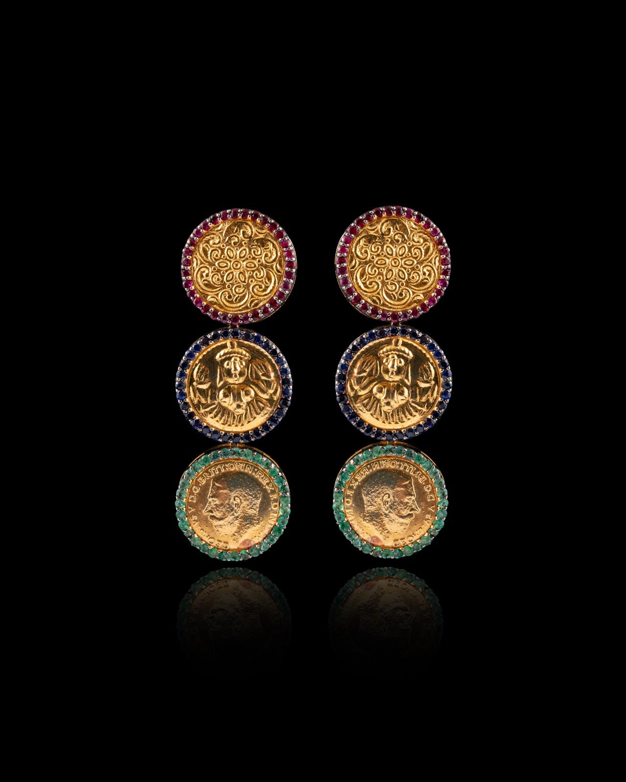 Coin earrings