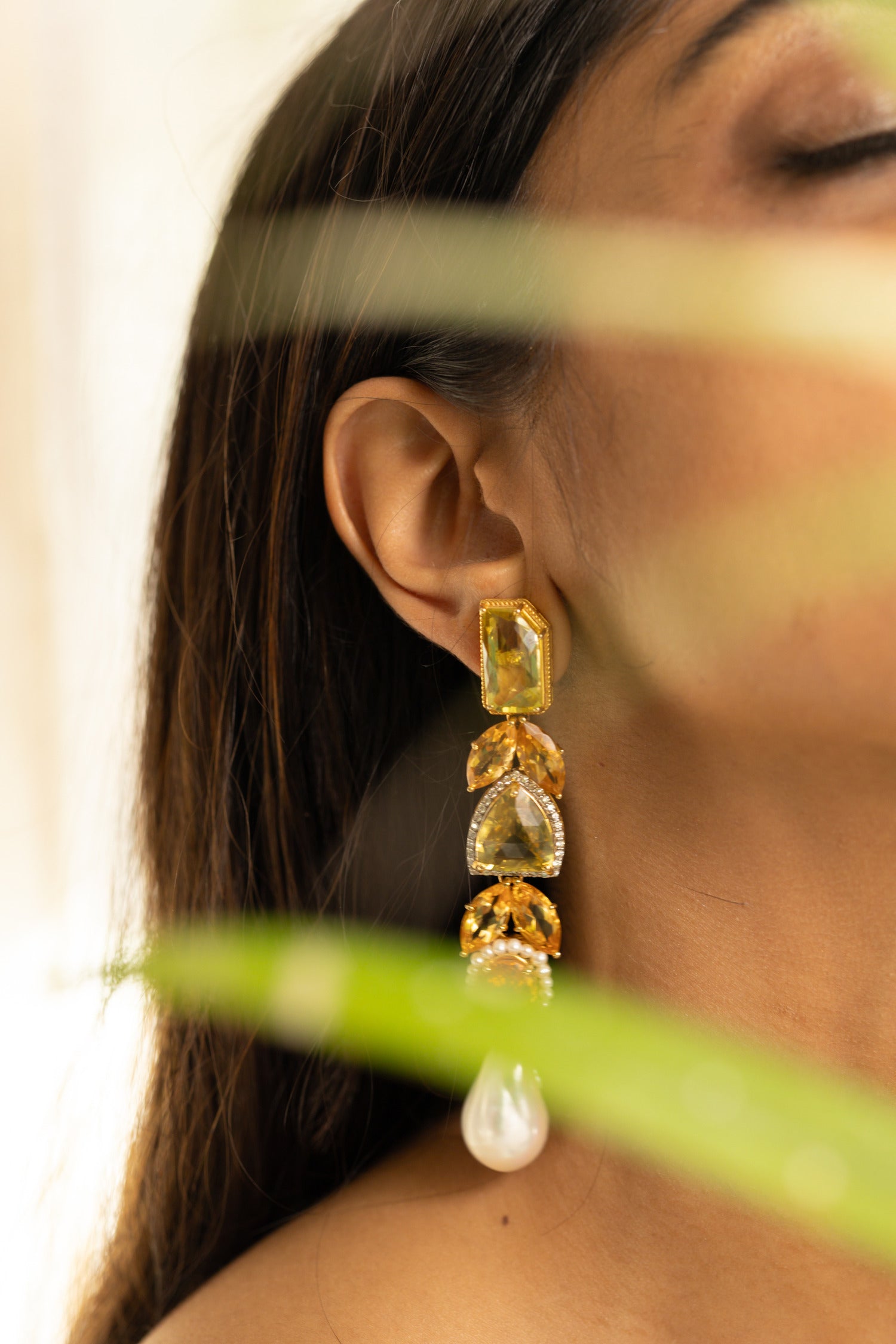 Lemon Topaz Earrings